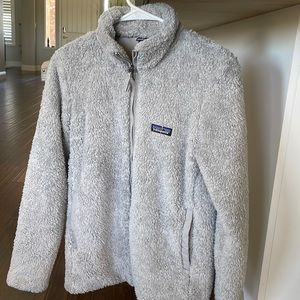 Patagonia gray zip up jacket/sweater